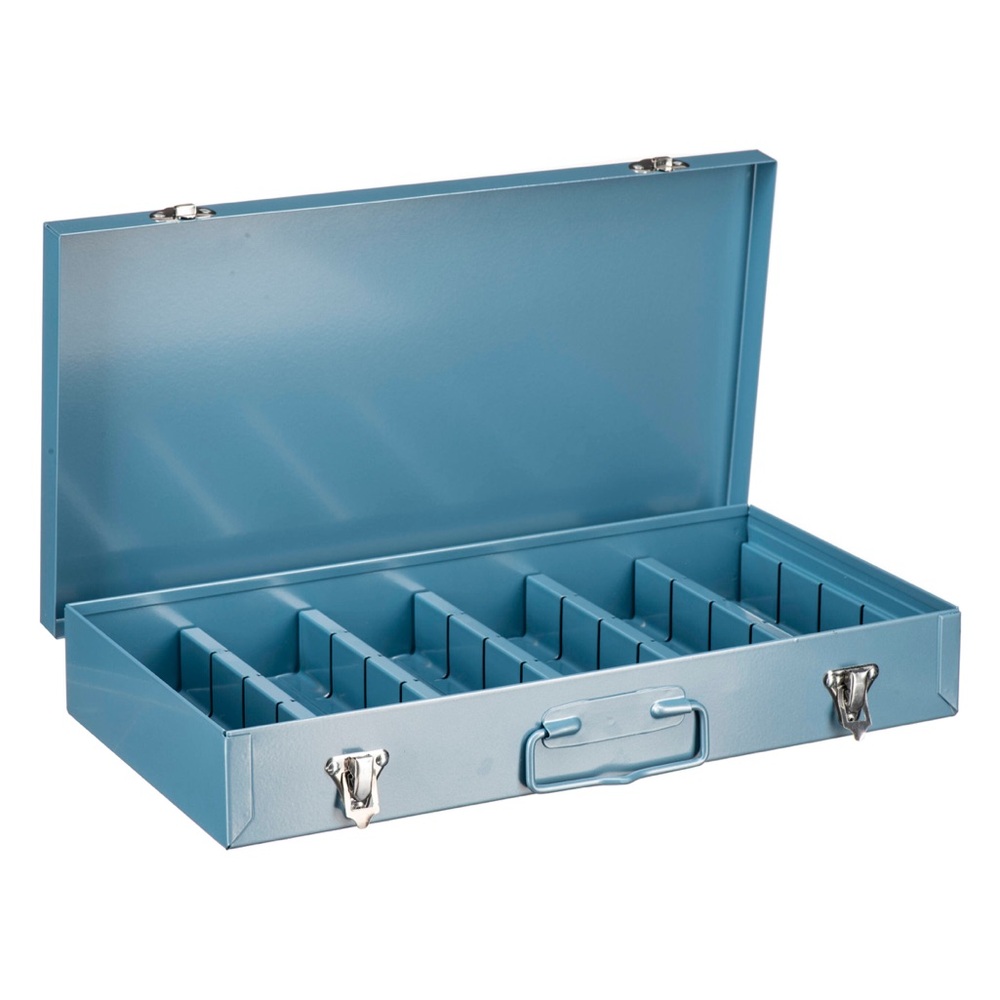 Logan Metal Deluxe Slide File 200 Box. New